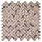 Andova Tiles SAMPLE-Velmo 1 in. x 1.25 in. Glass Mosaic Wall Tile SAM-ANDVEL1017 - alternate 6